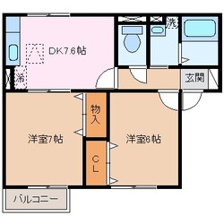 トゥール ダルジャン　Ａの物件間取画像